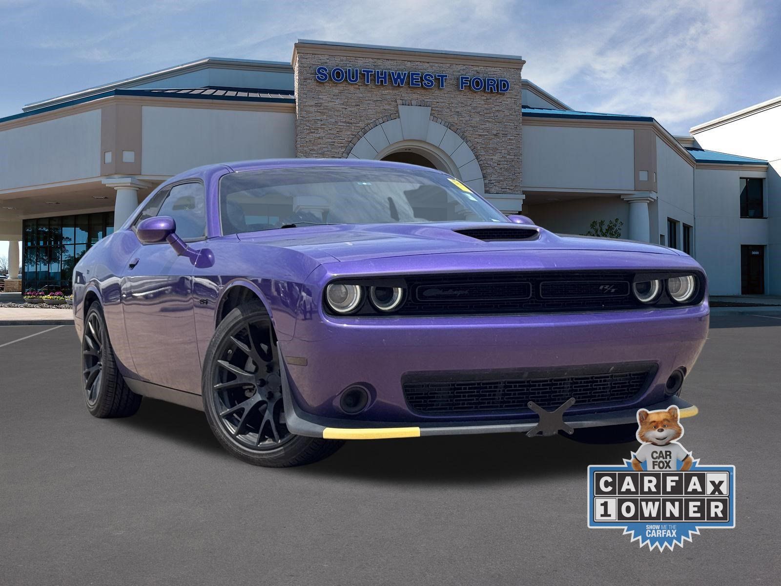 Purple (Plum Crazy Pearlcoat) 2023 Dodge Challenger R/T RWD Coupe Rear-Wheel Drive 8-Speed Automatic