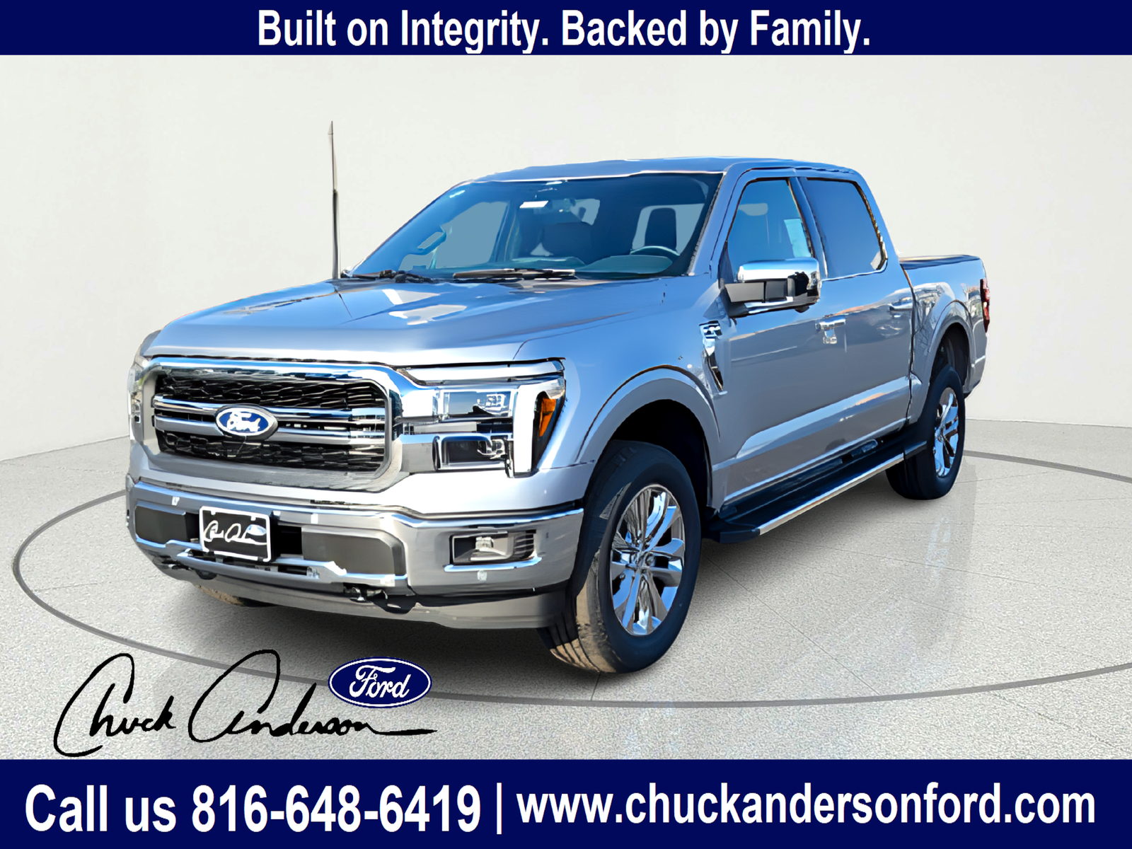 Silver Metallic 2026 Ford F-150 Pickup Truck Four-Wheel Drive Automatic