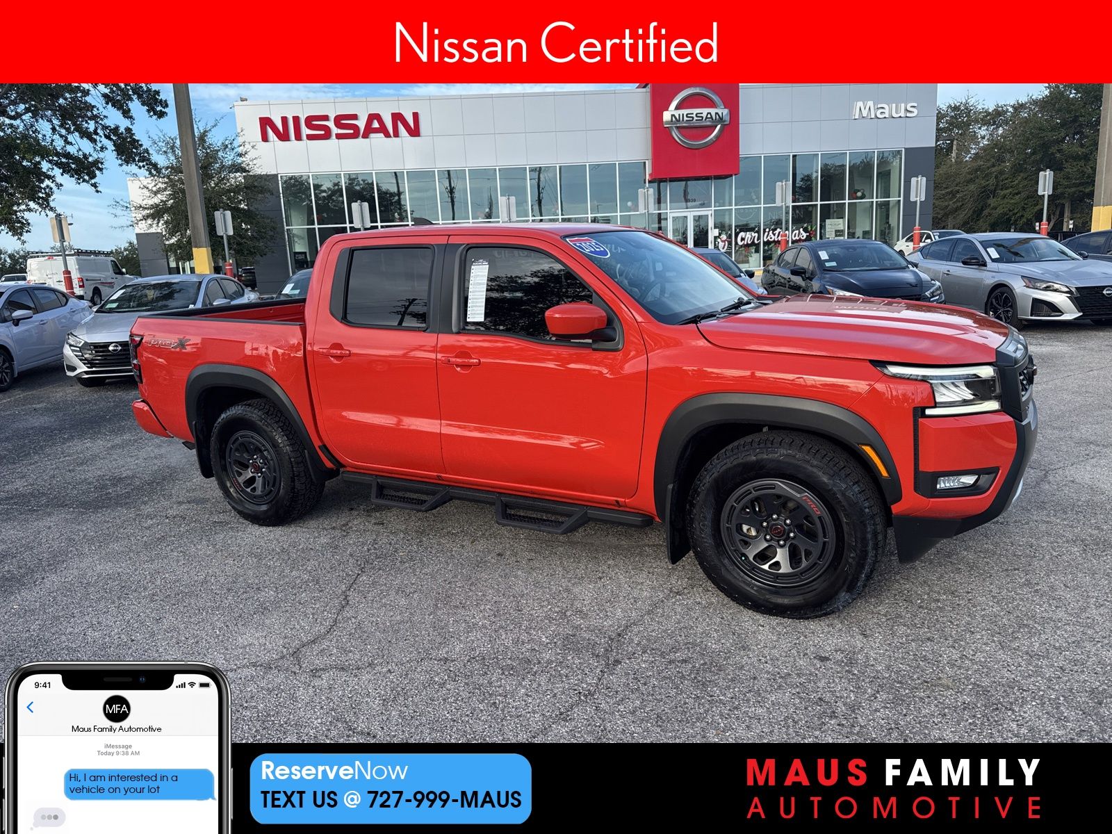 2025 Nissan Frontier PRO-X Crew Cab RWD