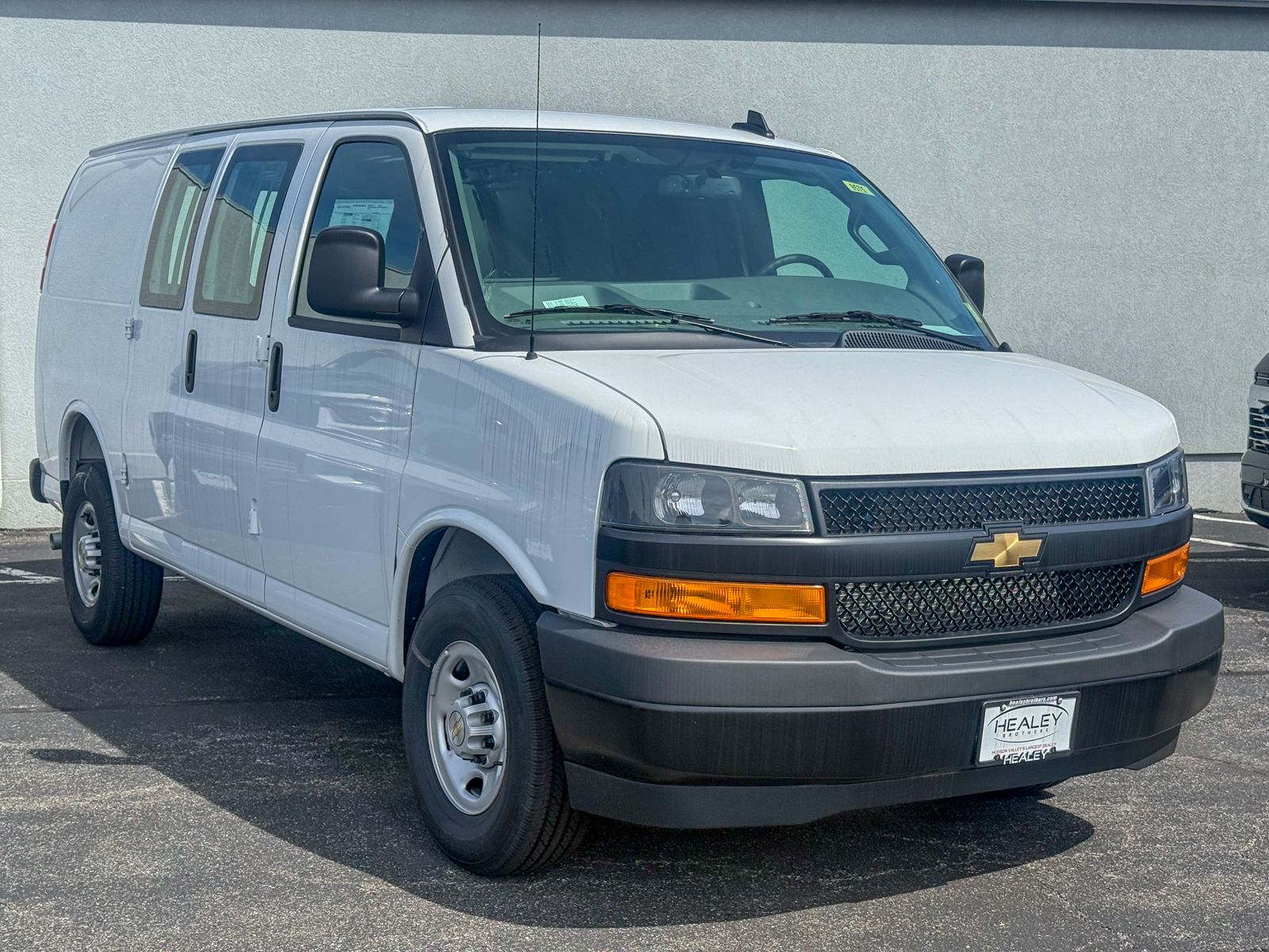 Summit White 2025 Chevrolet Express Cargo Van Rear-Wheel Drive