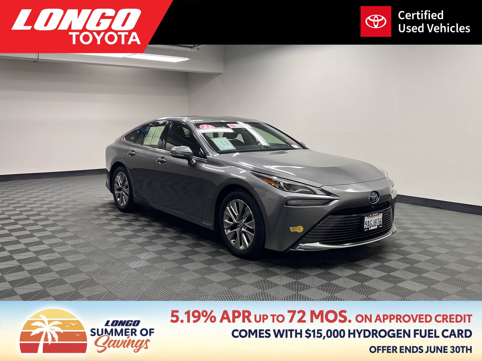 used 2022 Toyota Mirai car, priced at $10,488