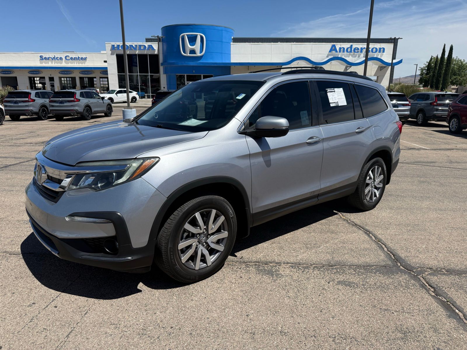 Lunar Silver Metallic 2020 Honda Pilot EX FWD SUV / Crossover Front-Wheel Drive 6-Speed Automatic