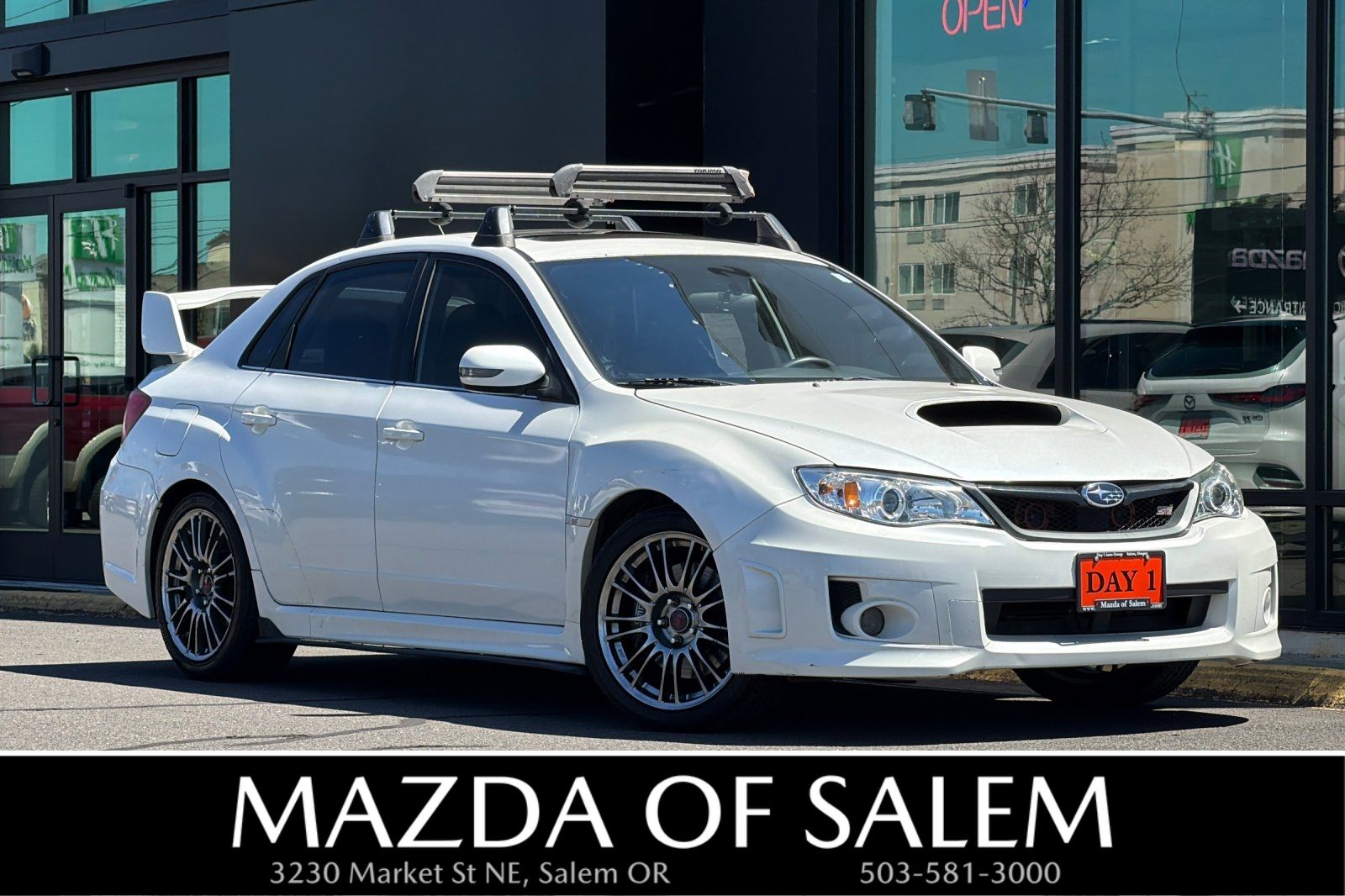 Satin White Pearl 2012 Subaru Impreza WRX STI Sedan All-Wheel Drive 6-Speed Manual