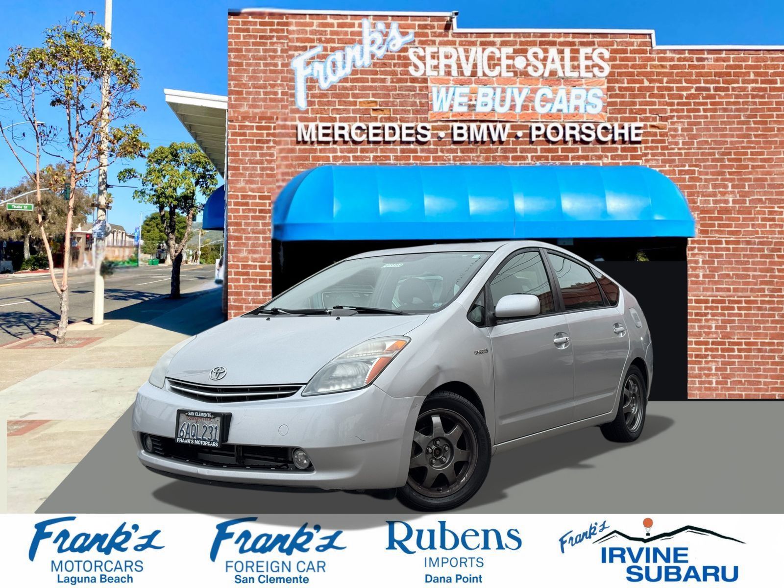 Classic Silver 2007 Toyota Prius Touring FWD Hatchback Front-Wheel Drive Continuously Variable Transmission