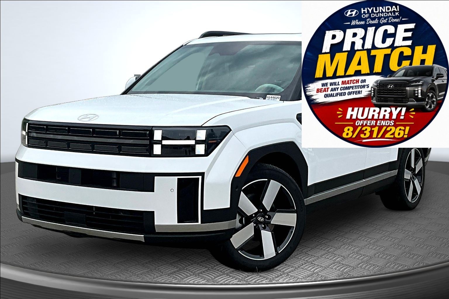 Serenity White 2026 Hyundai Santa Fe Hybrid SUV / Crossover All-Wheel Drive 6-Speed Automatic