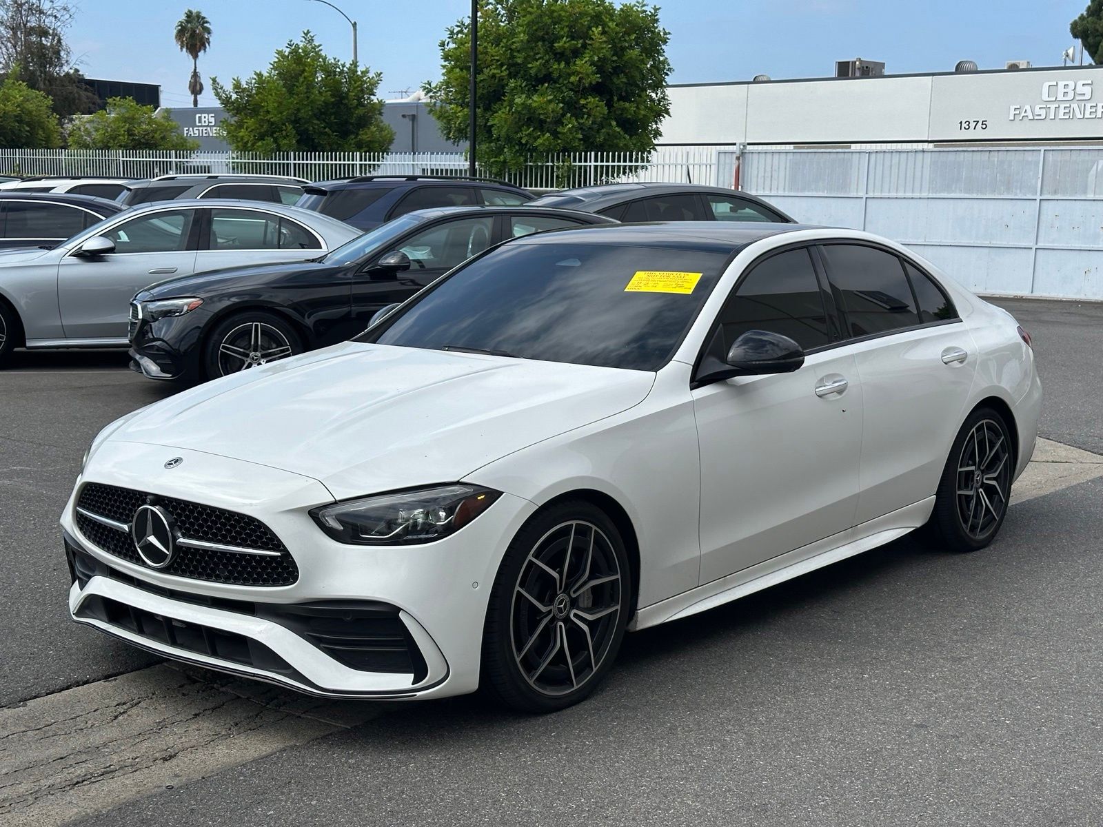 Polar White 2022 Mercedes-Benz C-Class Sedan Rear-Wheel Drive 9-Speed Automatic