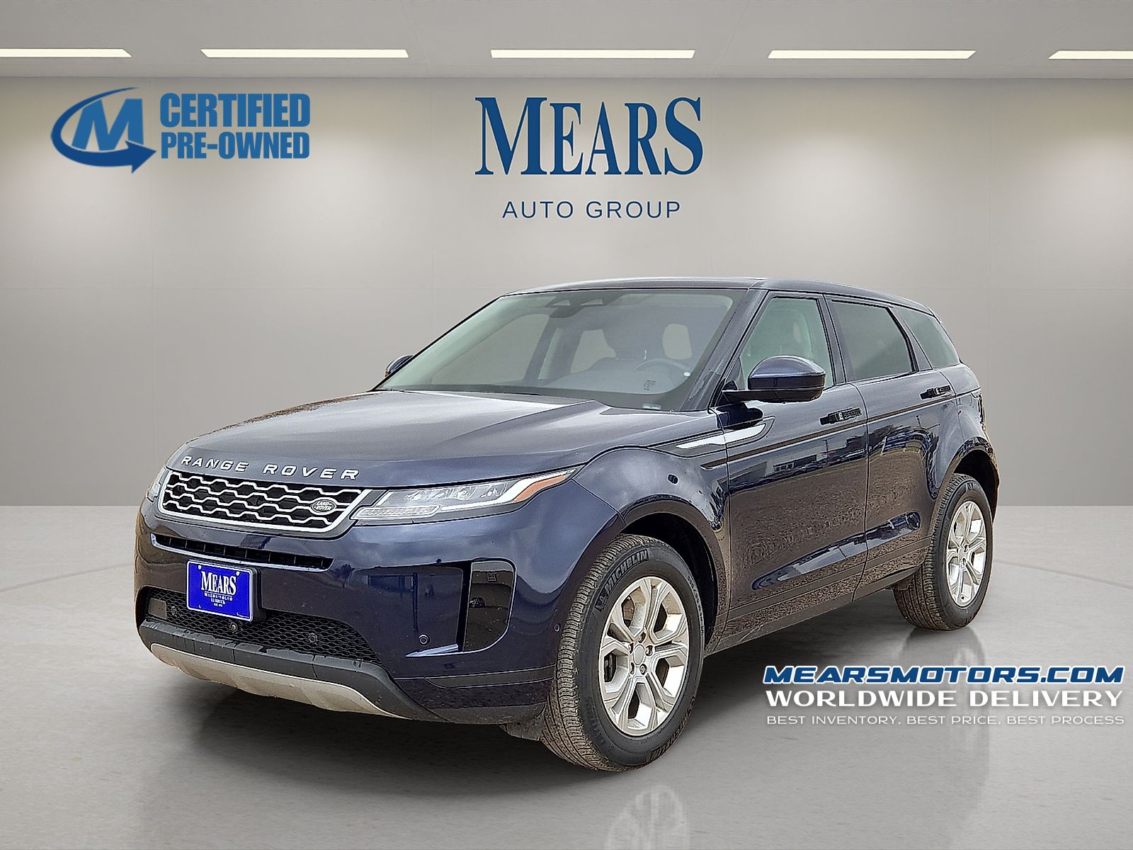 Portofino Blue Metallic 2021 Land Rover Range Rover Evoque SUV / Crossover All-Wheel Drive 9-Speed Automatic