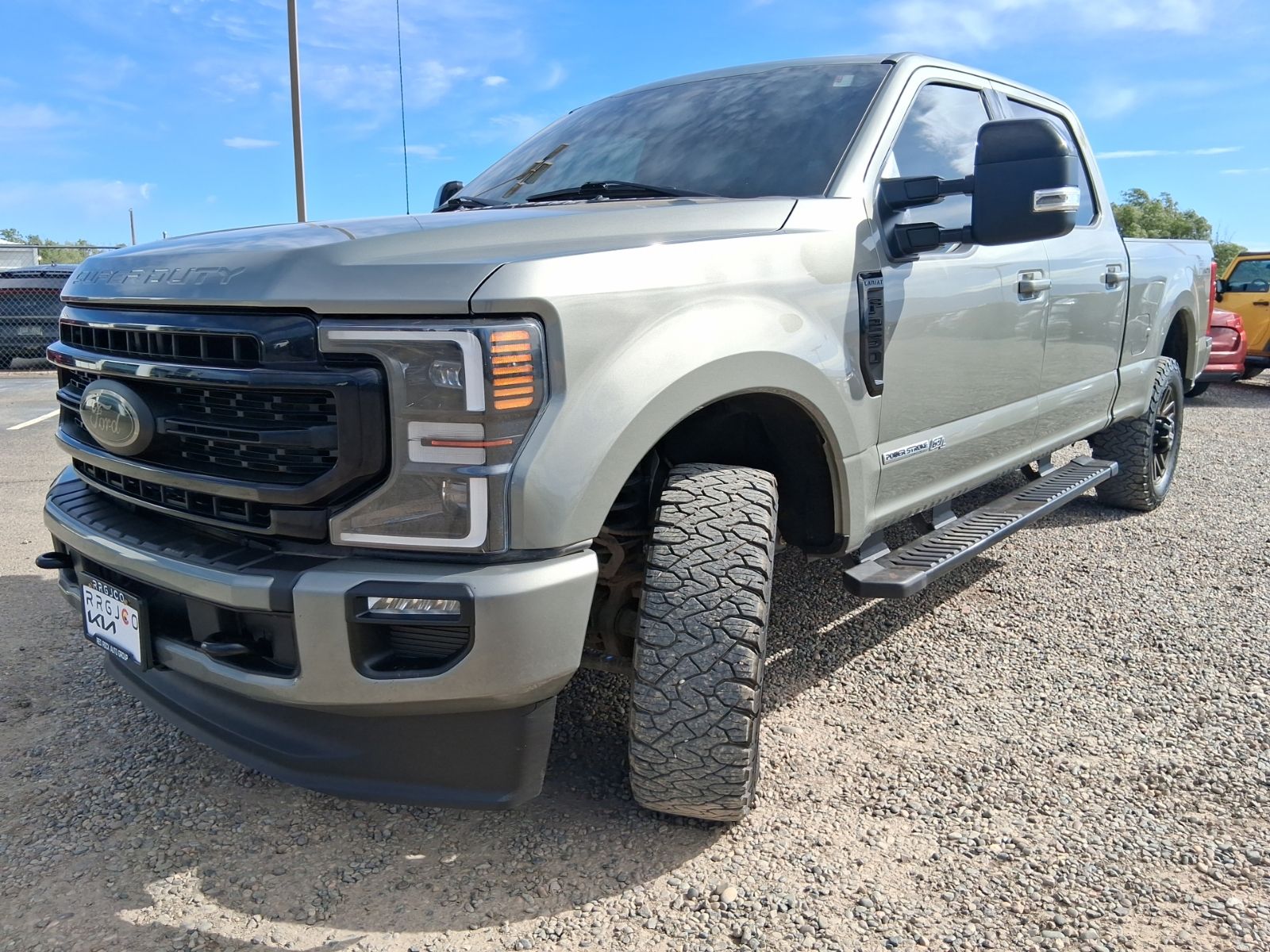 Silver Spruce Metallic 2020 Ford F-250 Super Duty Lariat Crew Cab 4WD Pickup Truck Four-Wheel Drive Automatic