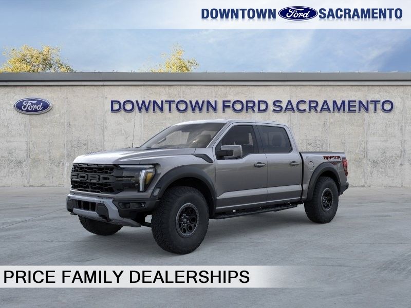 Gray Metallic 2026 Ford F-150 Raptor SuperCrew 4WD Pickup Truck Four-Wheel Drive Automatic