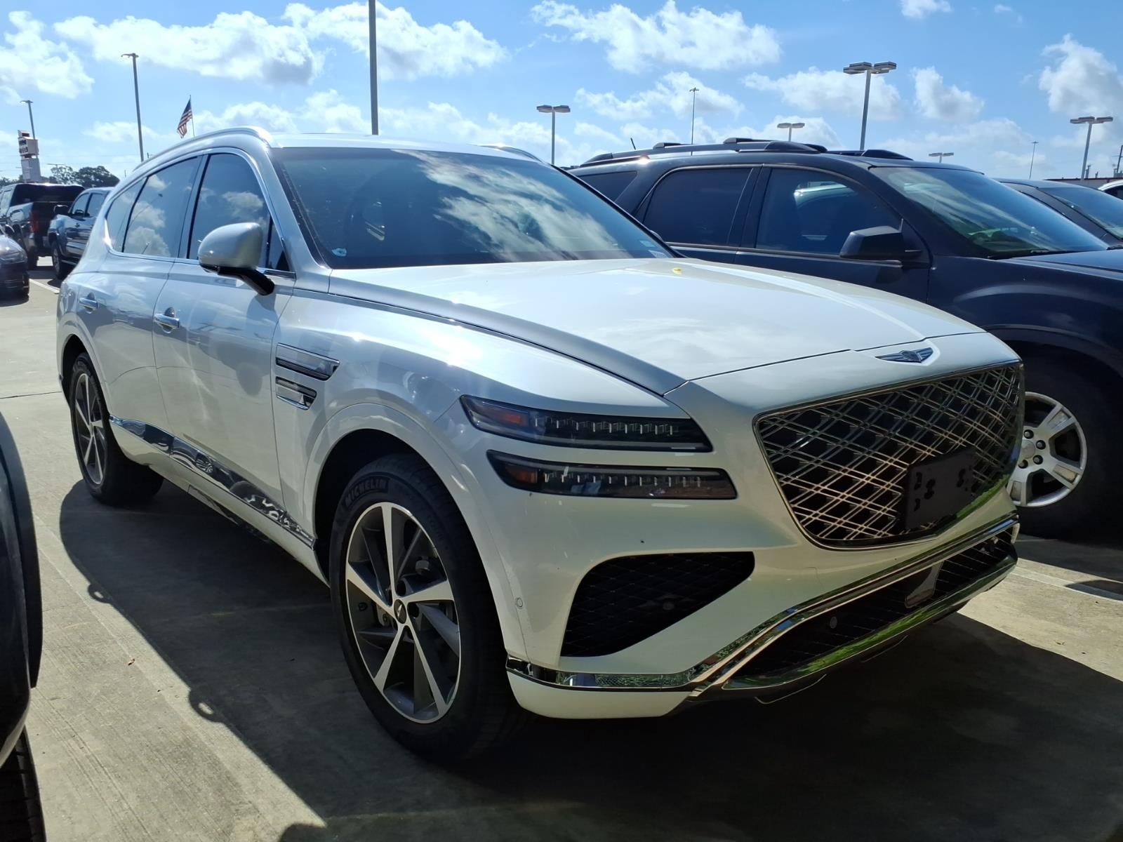 2025 Genesis GV80 3.5T Advanced White at Genesis of Spring