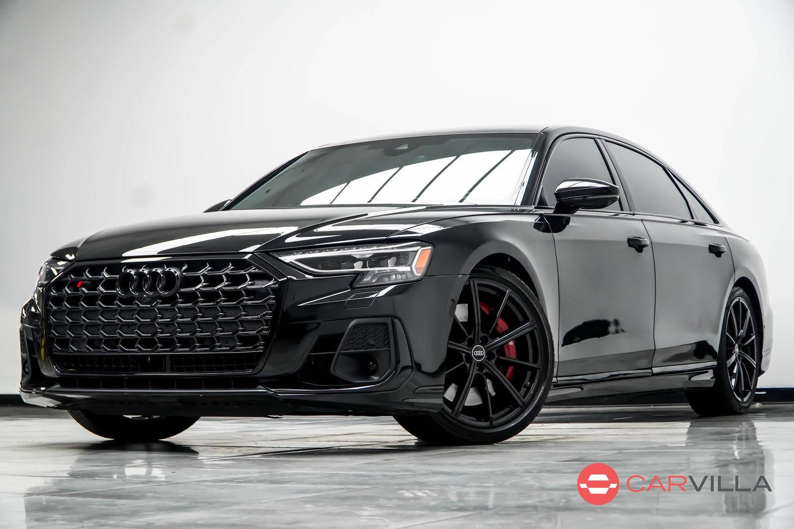 Black Metallic 2024 Audi S8 Sedan All-Wheel Drive 8-Speed Automatic