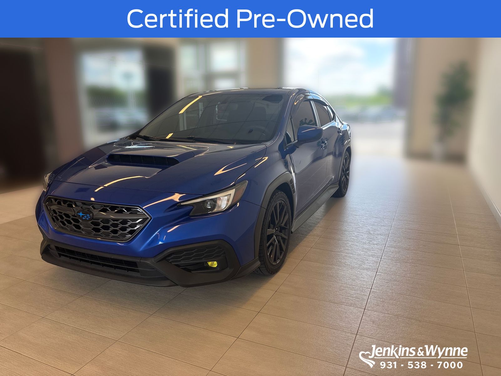 WR Blue Pearl 2022 Subaru WRX Sedan All-Wheel Drive 6-Speed Manual