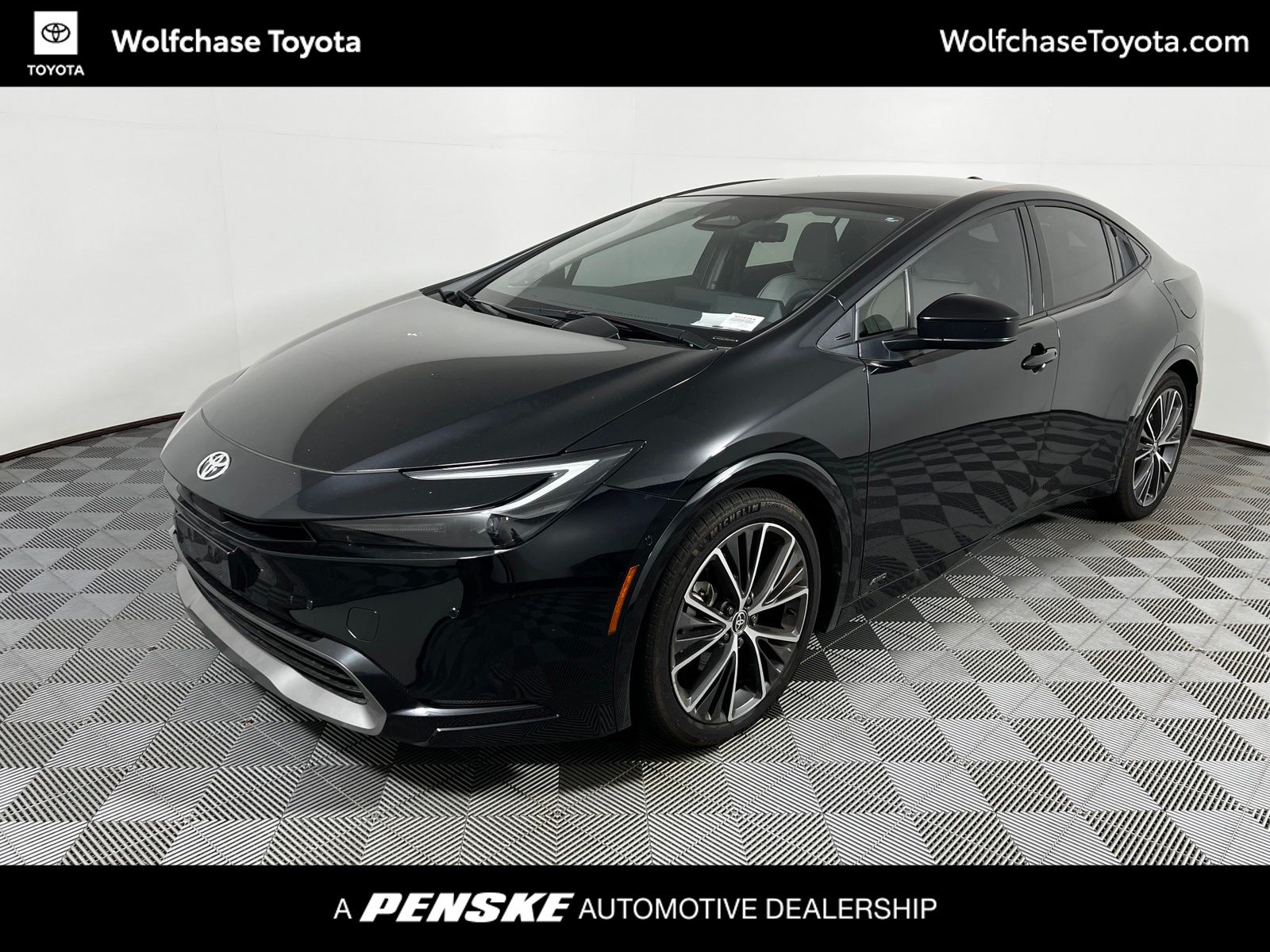 Midnight Black Metallic 2024 Toyota Prius Hatchback All-Wheel Drive Continuously Variable Transmission