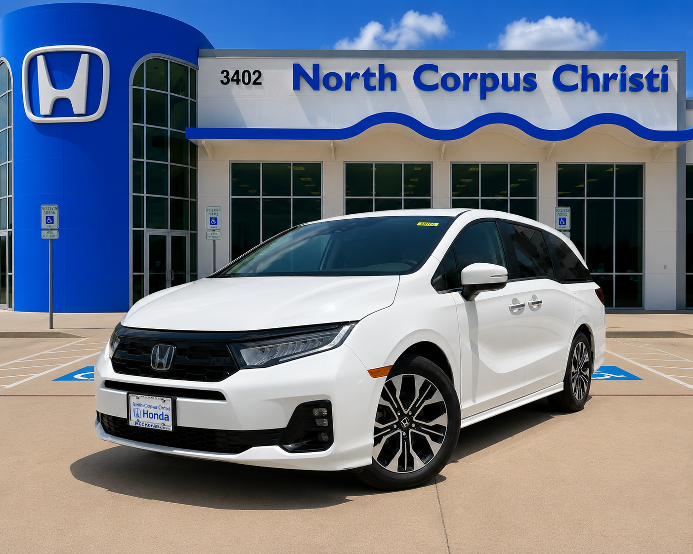 Platinum White Pearl 2025 Honda Odyssey Minivan Front-Wheel Drive Automatic