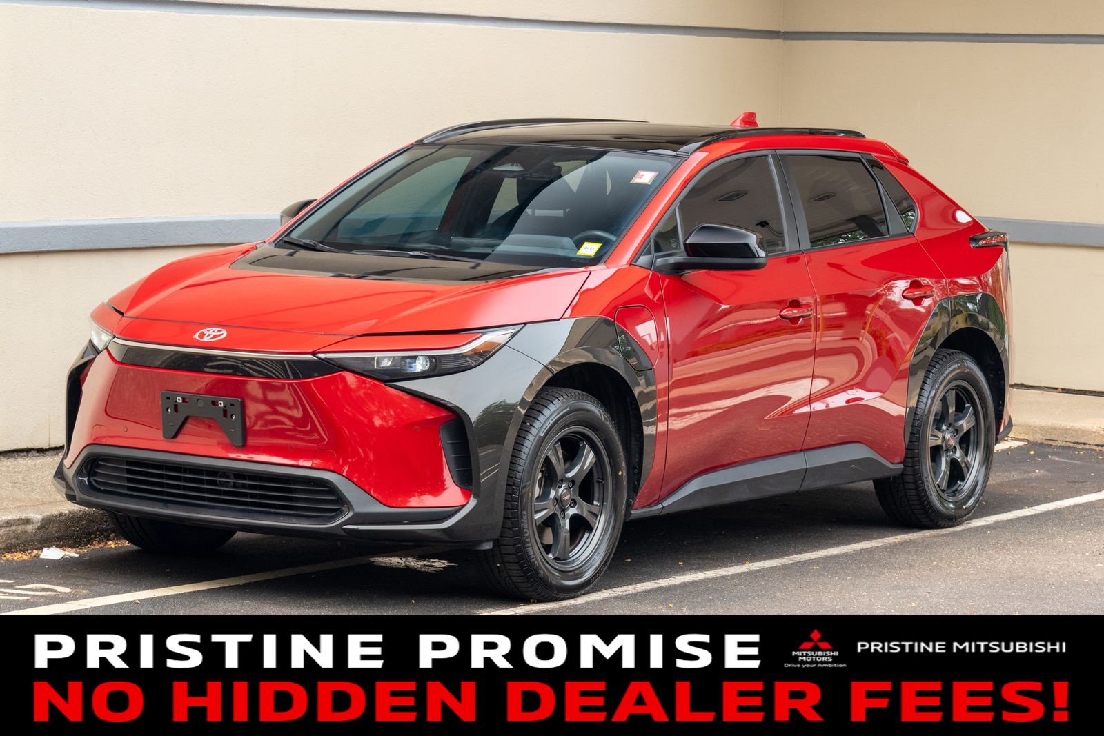 Red 2024 Toyota bZ4X SUV / Crossover All-Wheel Drive Automatic