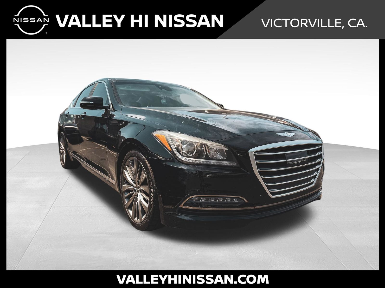 Black 2015 Hyundai Genesis Sedan  8-Speed Automatic