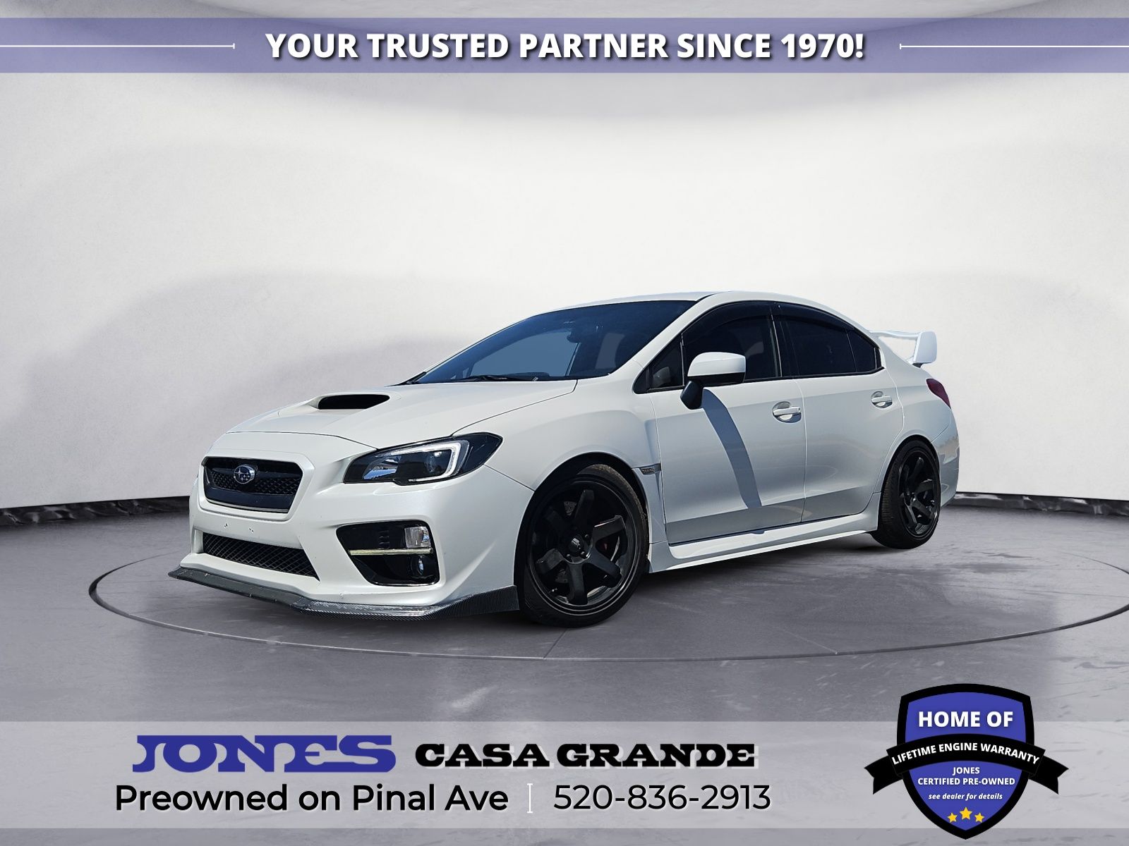 Crystal White Pearl 2017 Subaru WRX Sedan Sedan All-Wheel Drive 6-Speed Manual