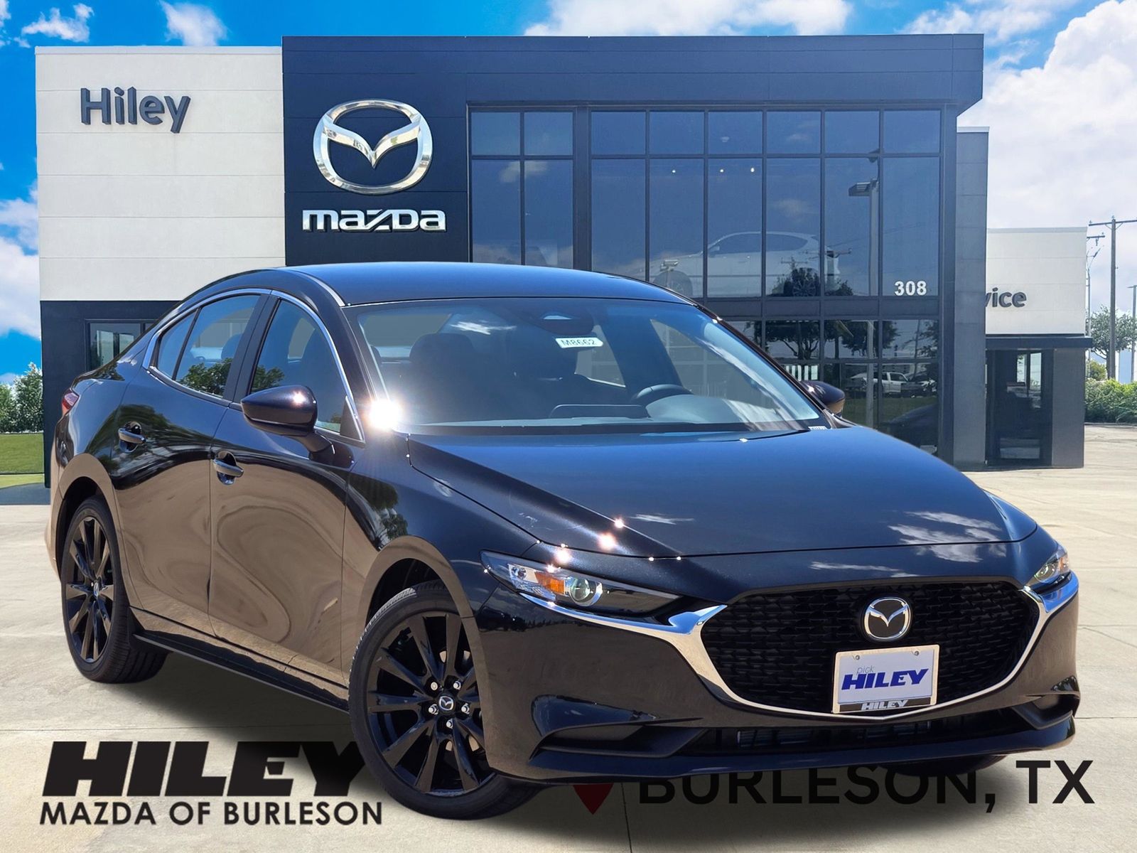 Jet Black Mica 2026 Mazda MAZDA3 Sedan Front-Wheel Drive 6-Speed Automatic