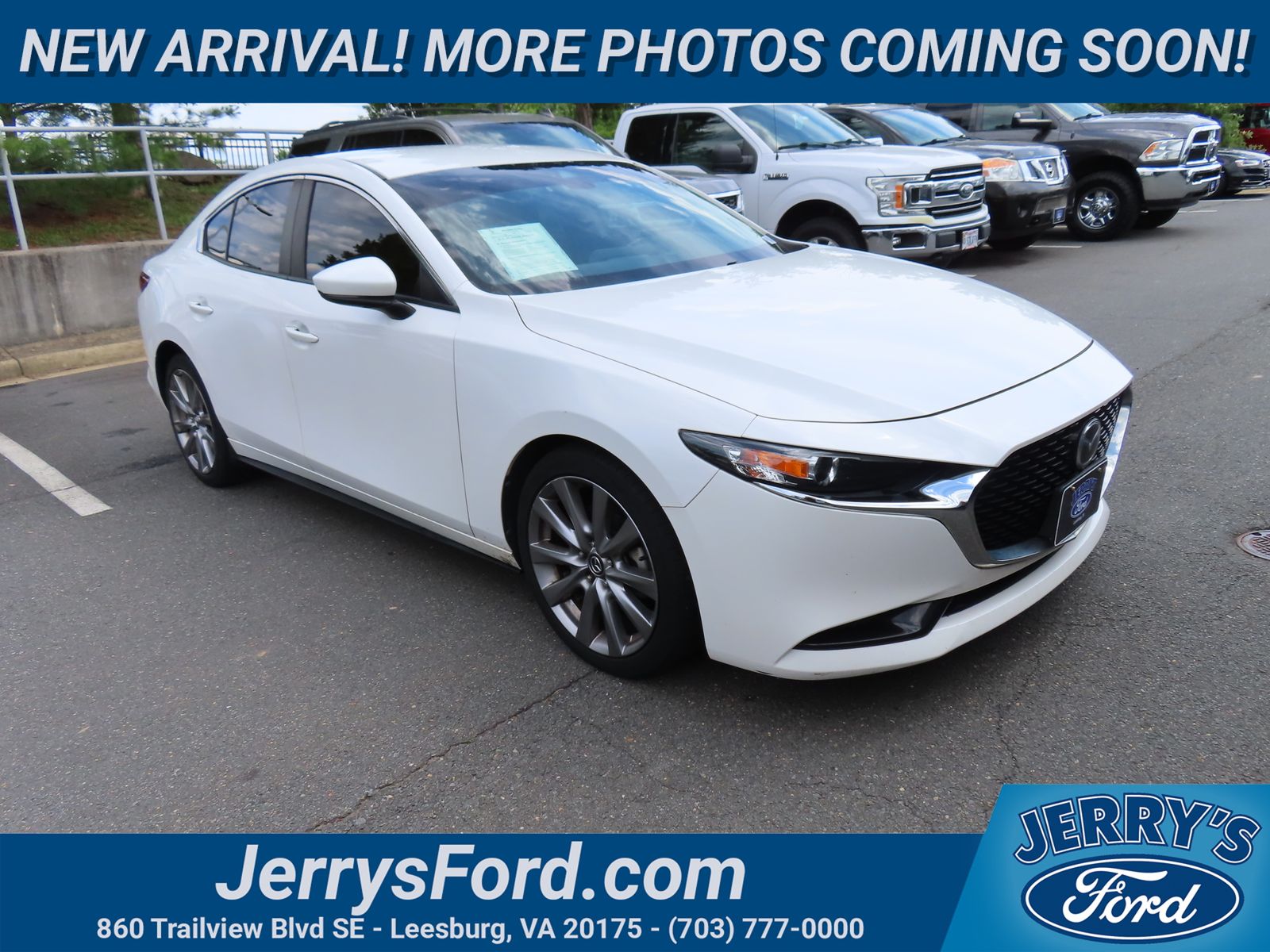 Snowflake White Pearl Mica 2019 Mazda MAZDA3 Select Sedan FWD Sedan Front-Wheel Drive 6-Speed Automatic