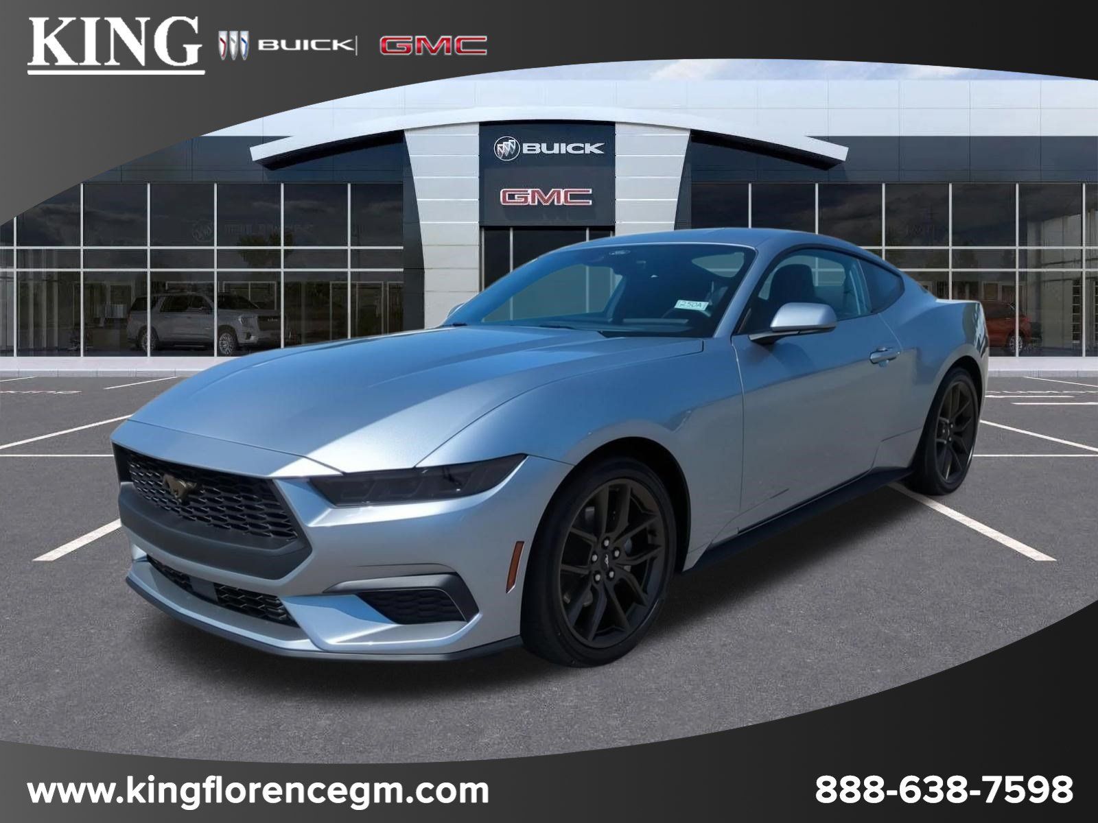 Silver Metallic 2026 Ford Mustang Coupe Rear-Wheel Drive Automatic