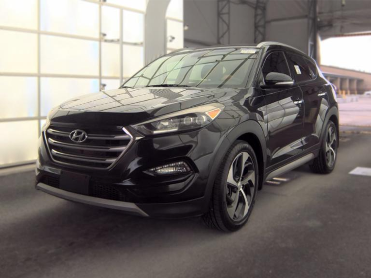 Black Noir Pearl 2017 Hyundai Tucson SUV / Crossover All-Wheel Drive 7-Speed Automatic