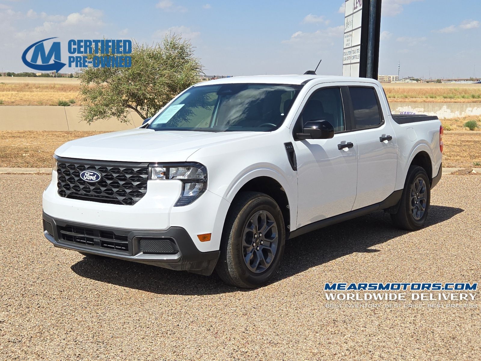 Oxford White 2025 Ford Maverick Pickup Truck Front-Wheel Drive Continuously Variable Transmission