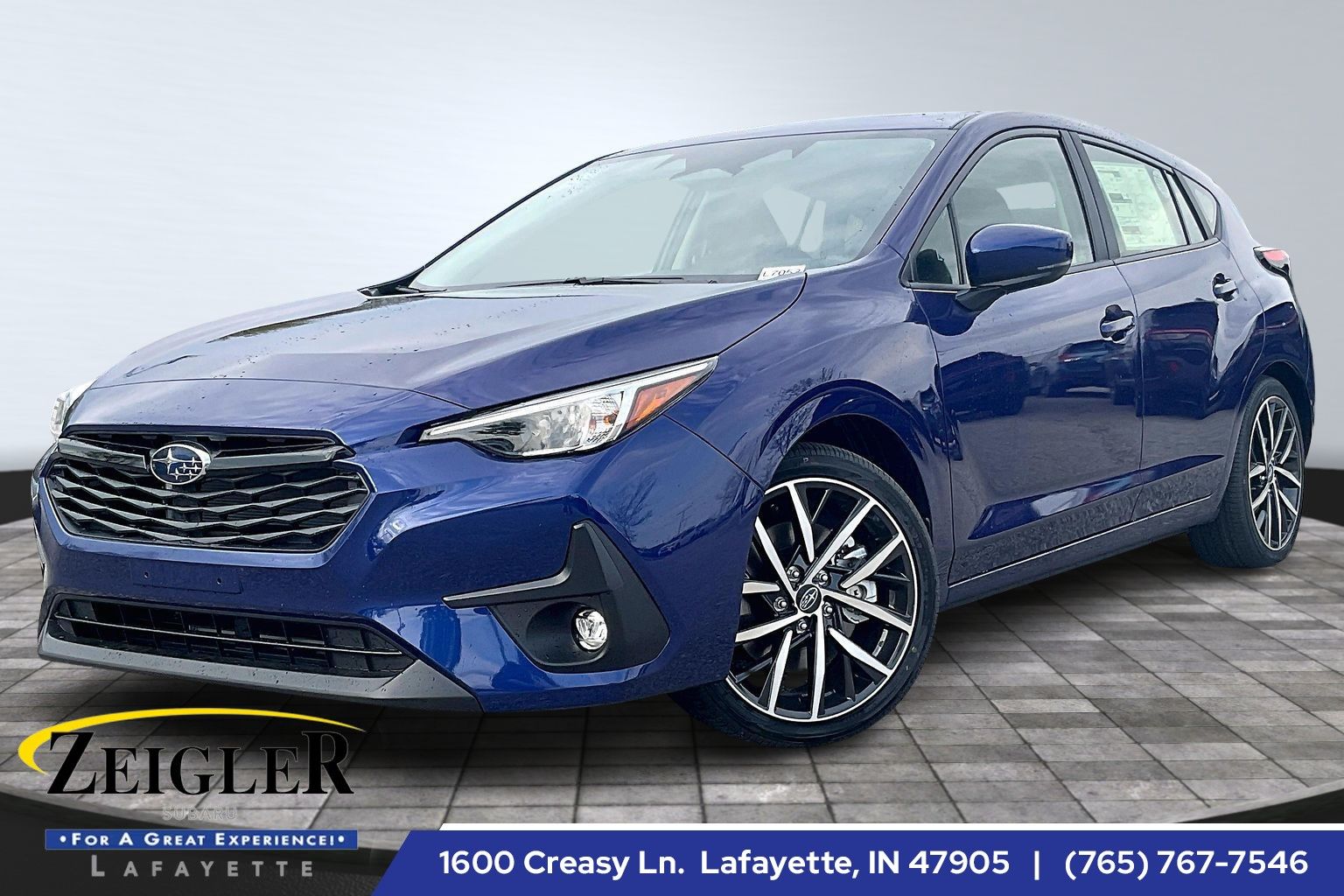 Sapphire Blue Pearl 2026 Subaru Impreza Sport AWD Wagon All-Wheel Drive Continuously Variable Transmission