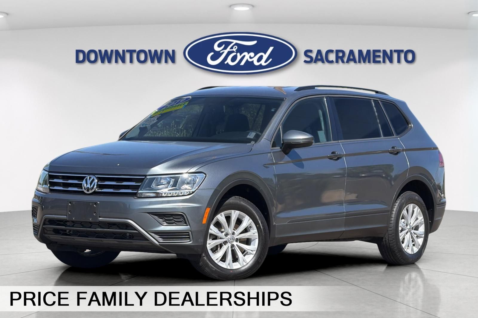 Platinum Gray Metallic 2019 Volkswagen Tiguan S 4Motion SUV / Crossover All-Wheel Drive 8-Speed Automatic