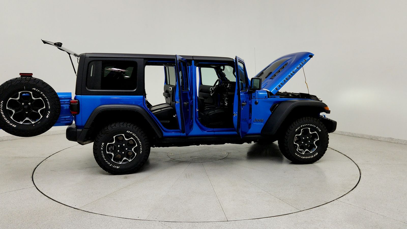Used 2022 Blue Jeep Unlimited Rubicon 4xe image 14