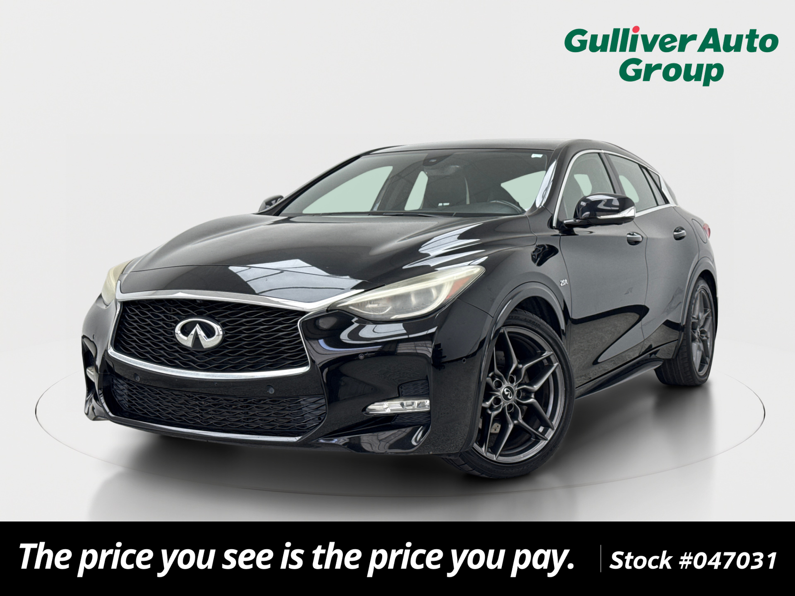 Black Obsidian 2018 INFINITI QX30 SUV / Crossover Front-Wheel Drive 7-Speed Automatic Overdrive