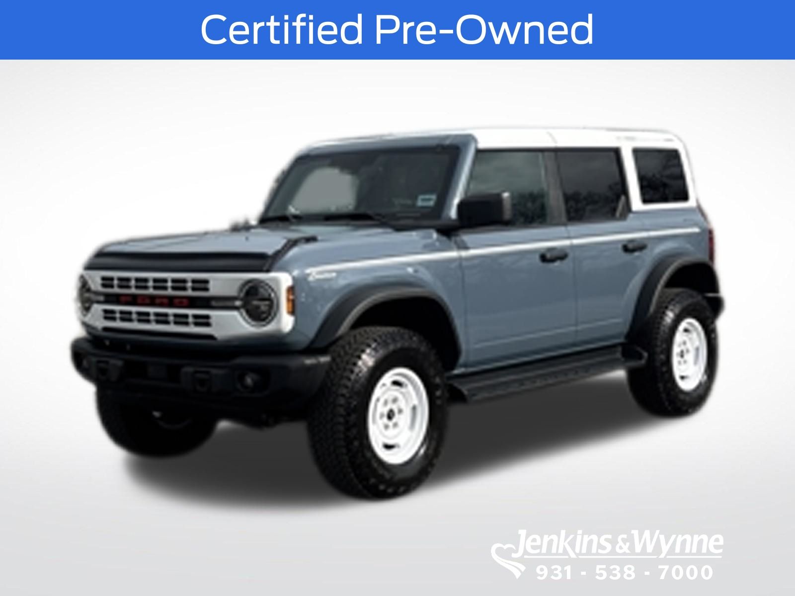 Blue (Azure Gray Metallic Tri-Coat) 2025 Ford Bronco Heritage Edition 4-Door 4WD SUV / Crossover Four-Wheel Drive Automatic