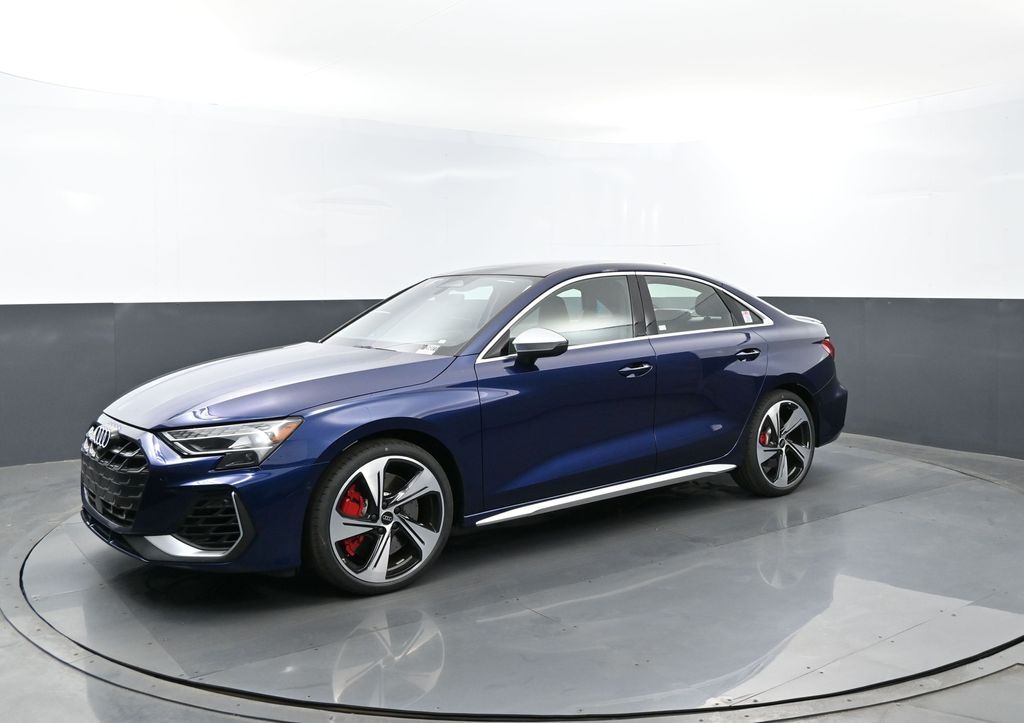 Blue 2026 Audi S3 Sedan All-Wheel Drive 7-Speed Automatic