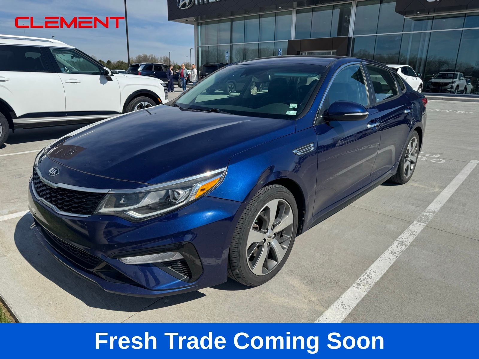 Horizon Blue 2019 Kia Optima S FWD Sedan Front-Wheel Drive 6-Speed Automatic