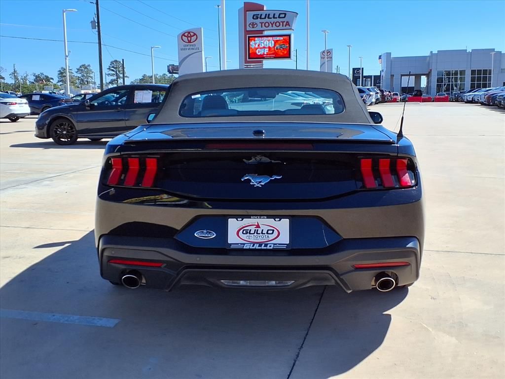 2024 Ford Mustang EcoBoost Premium Black at Community Toyota