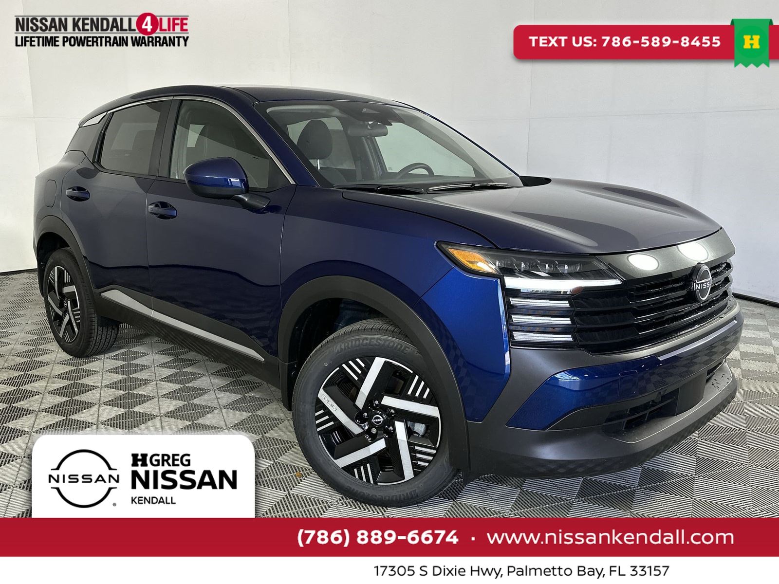 Deep Blue Pearl 2026 Nissan Kicks SUV / Crossover Front-Wheel Drive Continuously Variable Transmission