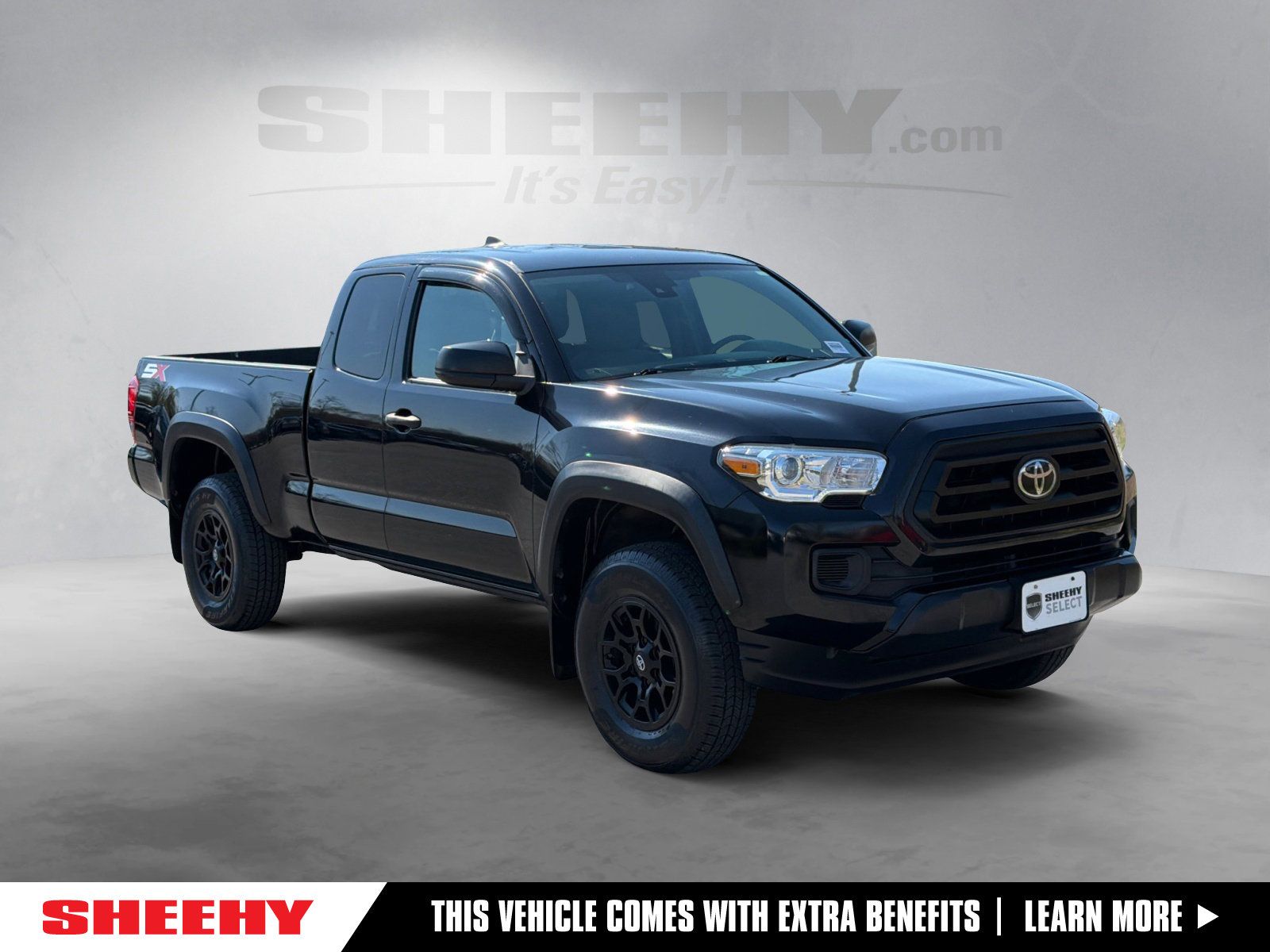 Midnight Black Metallic 2020 Toyota Tacoma SR I4 Access Cab 4WD Pickup Truck Four-Wheel Drive 6-Speed Automatic