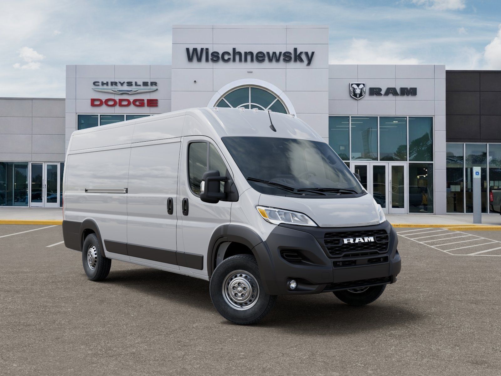 2026 Ram ProMaster 3500 High Roof White at AutoSavvy Houston Southwest