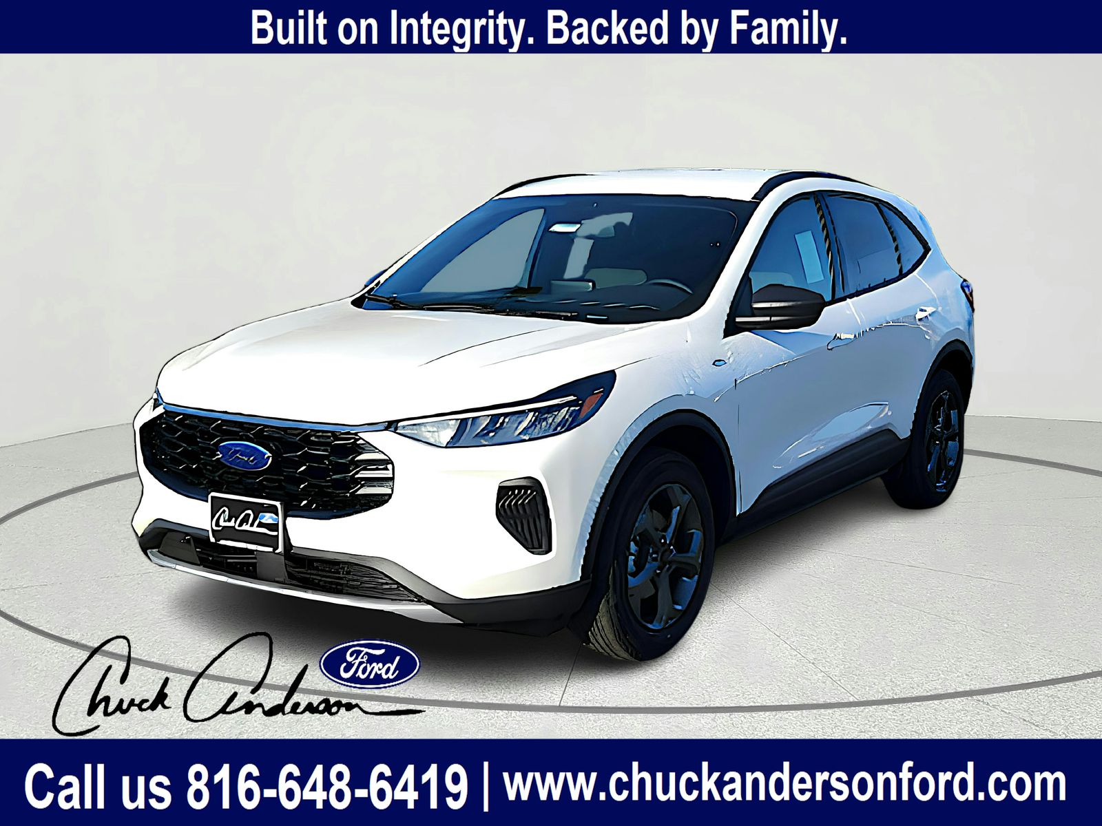 White Metallic 2026 Ford Escape SUV / Crossover All-Wheel Drive 8-Speed Automatic