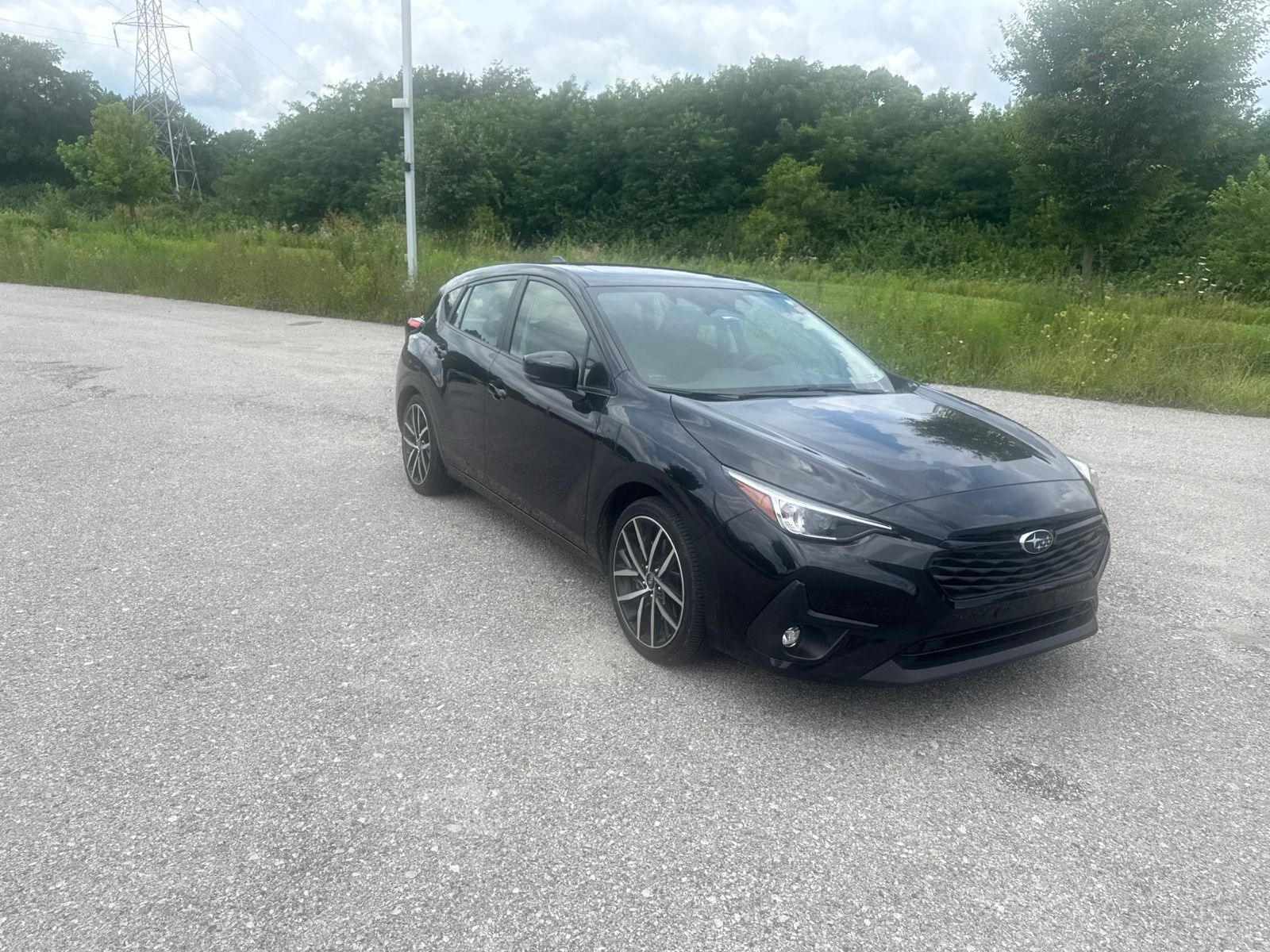 Black 2024 Subaru Impreza Wagon All-Wheel Drive Continuously Variable Transmission