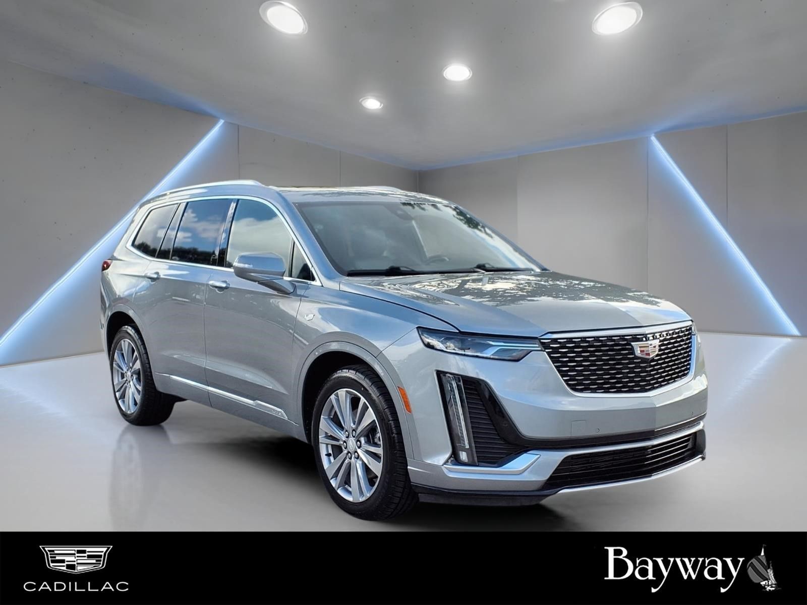 2024 Cadillac XT6 Premium Luxury Silver at Texan Dodge Chrysler Jeep Ram
