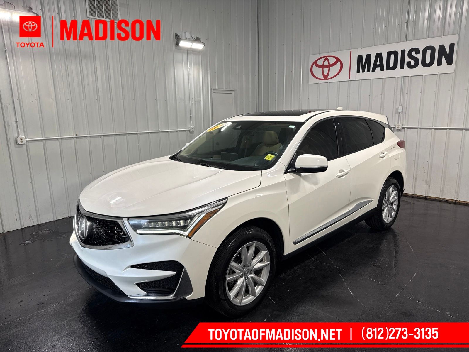 White 2019 Acura RDX SUV / Crossover Front-Wheel Drive Automatic