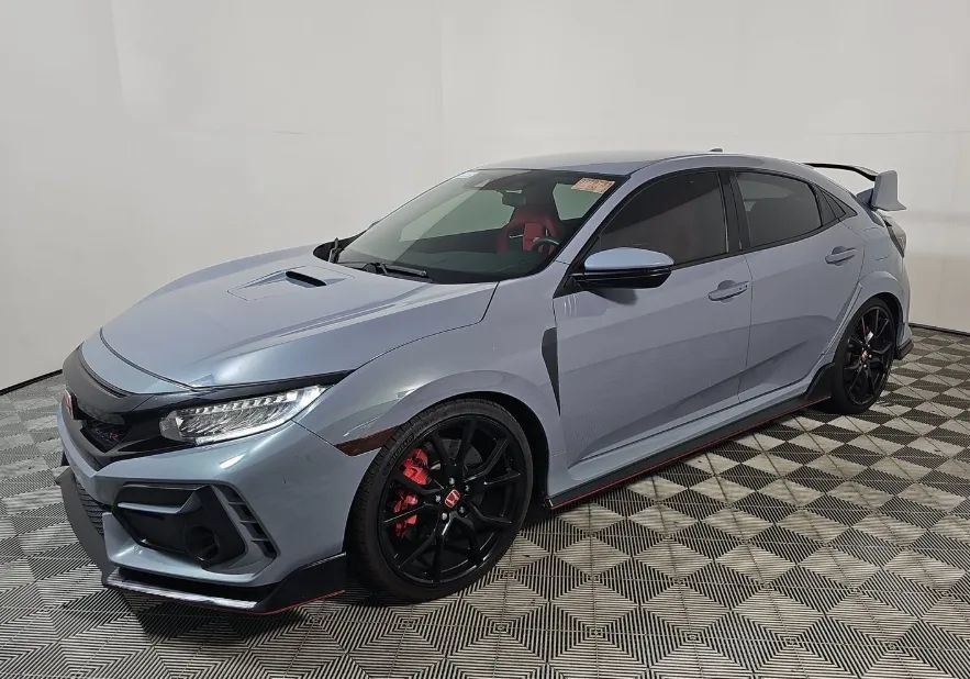 Gray 2021 Honda Civic Type R Hatchback Front-Wheel Drive 6-Speed Manual