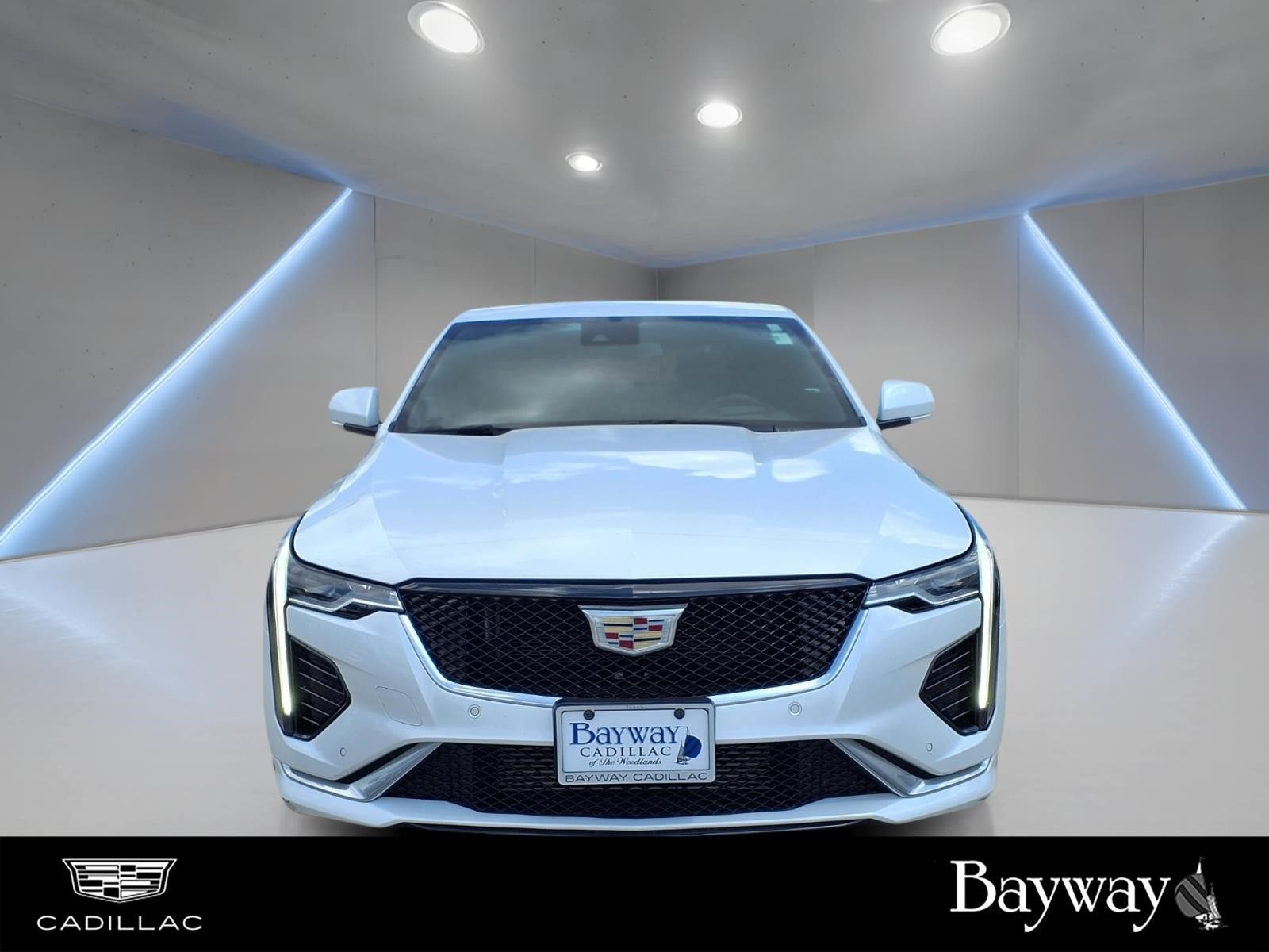 2023 Cadillac CT4 Sport White at DeMontrond Automotive Group