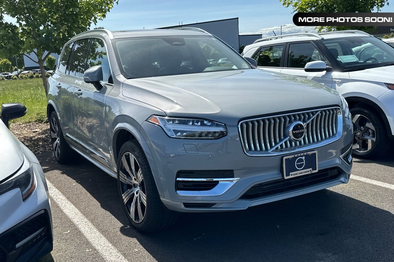 Vapour Gray Metallic 2025 Volvo XC90 Recharge T8 Plus Bright Theme 7-Passenger eAWD SUV / Crossover All-Wheel Drive Automatic