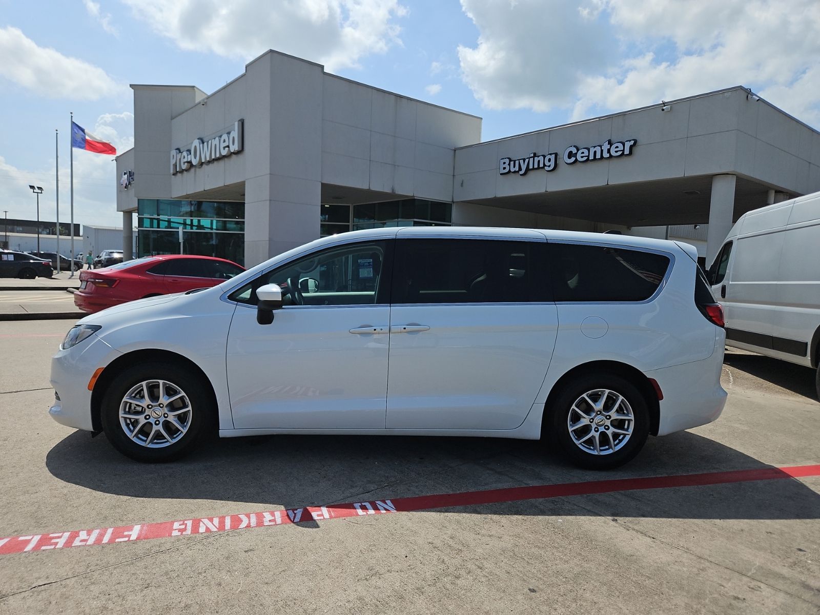 2023 Chrysler Voyager LX White at Mac Haik CDJR North Houston