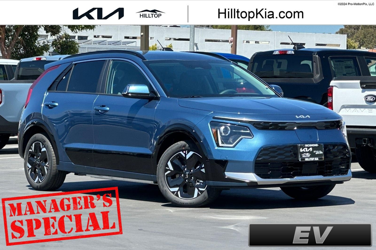 Mineral Blue 2026 Kia Niro EV SUV / Crossover Front-Wheel Drive 1-Speed Automatic