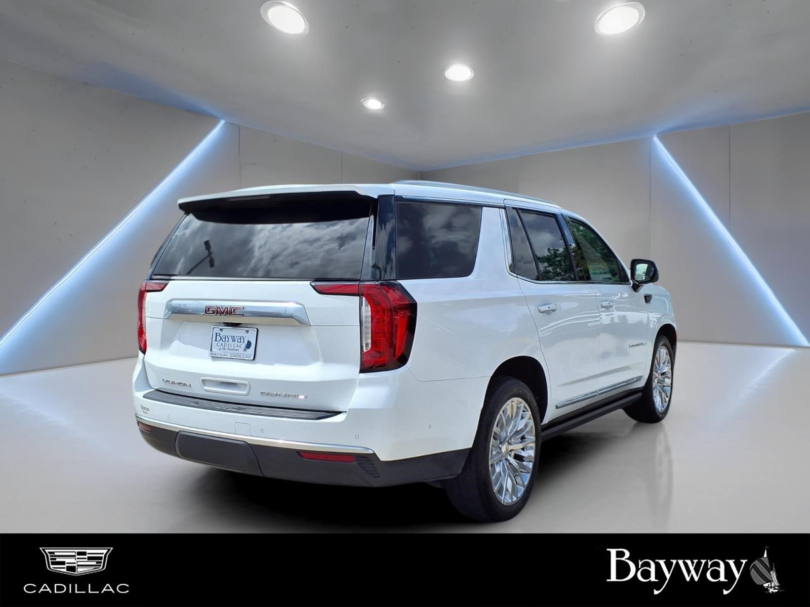 2023 GMC Yukon Denali White at DeMontrond Automotive Group
