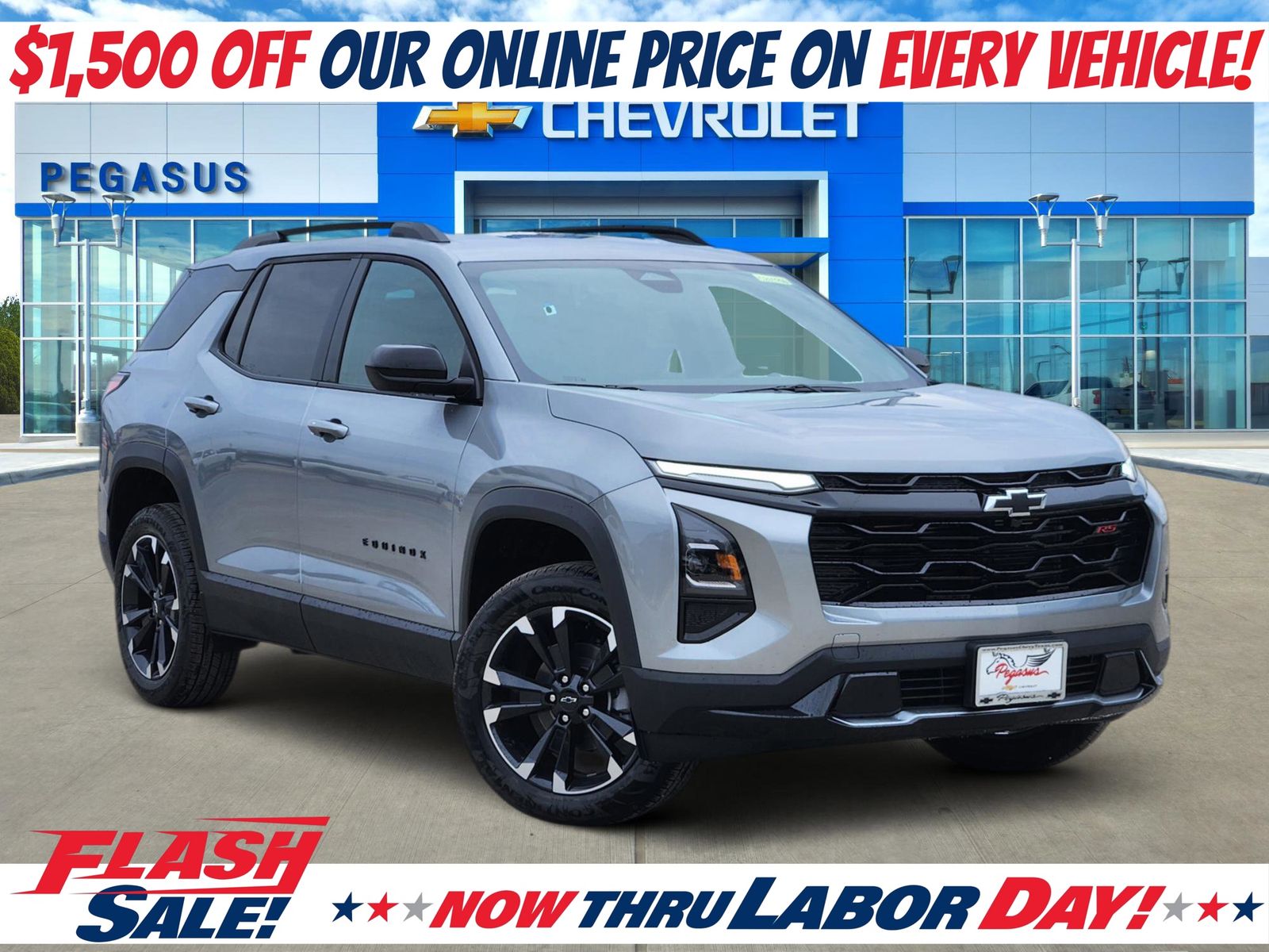 Sterling Gray Metallic 2026 Chevrolet Equinox SUV / Crossover Front-Wheel Drive Continuously Variable Transmission