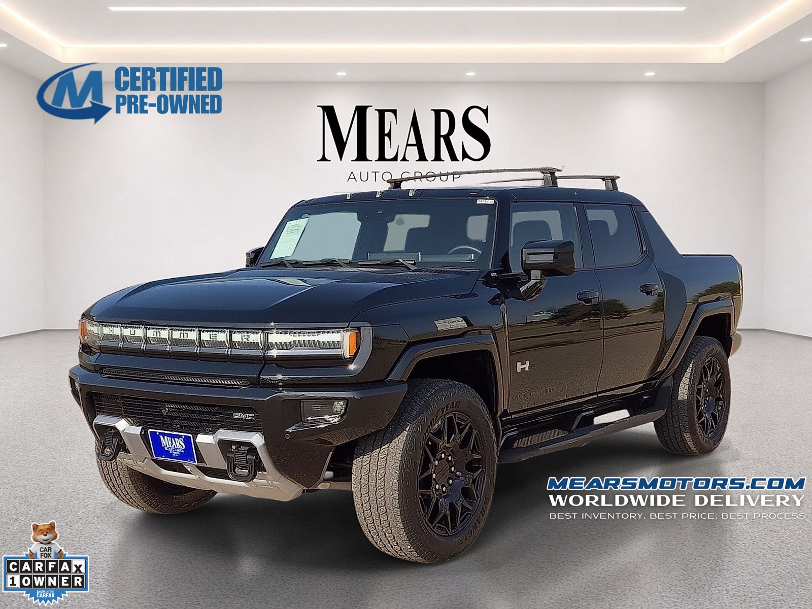 Void Black 2025 GMC Hummer EV Pickup Pickup Truck All-Wheel Drive 1-Speed Automatic