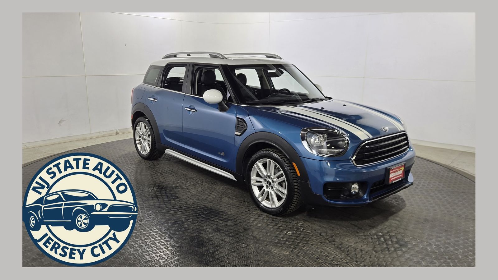 Island Blue Metallic 2018 MINI Countryman SUV / Crossover All-Wheel Drive 6-Speed Manual